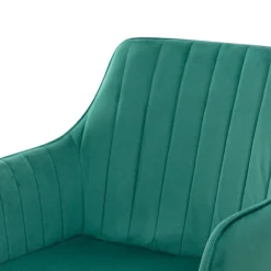 HOMLA Krzeslo Andre Welurowe Zielone 56X61X86 Cm