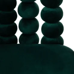 HOMLA Krzeslo Bubble Beam Welurowe Zielone 56,5X52X87 Cm