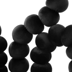 HOMLA Krzeslo Bubble Beam Welurowe Czarne 56,5X52X87 Cm