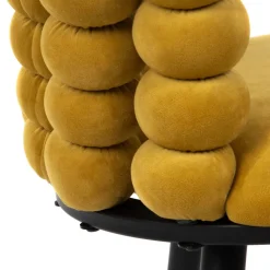 HOMLA Krzeslo Bubble Verse Welurowe Oliwkowe 48X65X81 Cm