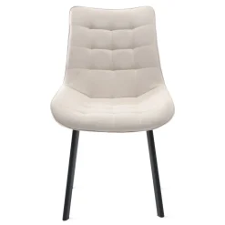 HOMLA Krzeslo Colin W Tkaninie Bezowe 53X61X88 Cm