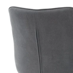 HOMLA Krzeslo Colin W Tkaninie Grafitowe 53X61X88 Cm