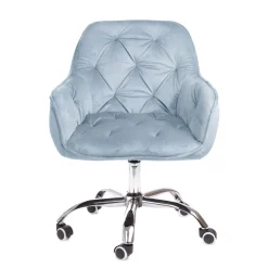 HOMLA Krzeslo Flossi Welurowe Obrotowe E 57X65X90 Cm