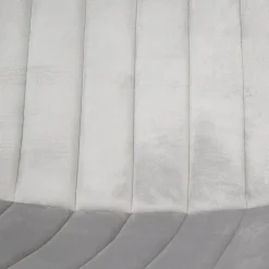 HOMLA Krzeslo Golick Welurowe Jasnoszare 44X57X88 Cm