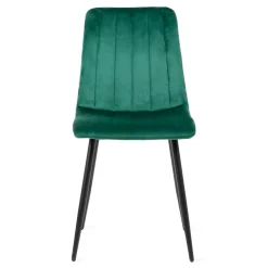 HOMLA Krzeslo Golick Welurowe Zielone 44X57X88 Cm