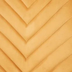 HOMLA Krzeslo Gunhild Welurowe Musztardowe 44X57X88 Cm