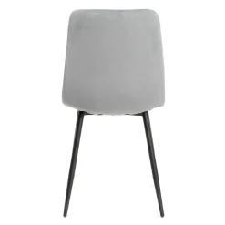 HOMLA Krzeslo Hillevi W Tkaninie Szare 44X57X88 Cm