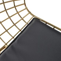 HOMLA Krzeslo Industrial Metalowy 58X54X80 Cm