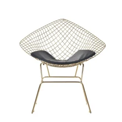 HOMLA Krzeslo Industrial Metalowy 83X64X82 Cm