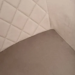 HOMLA Krzeslo Laurent Obrotowe Welurowe Czarne 54X55X85 Cm, Sh: 50Cm