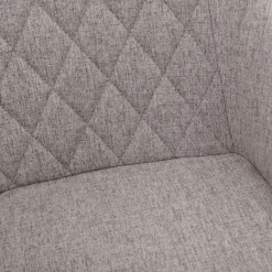 HOMLA Krzeslo Laurent Obrotowe Welurowe Bezowe 54X55X85 Cm, Sh: 50Cm