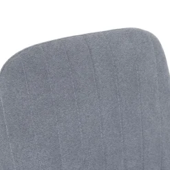 HOMLA Krzeslo Louis Grafitowe 44X59X88 Cm