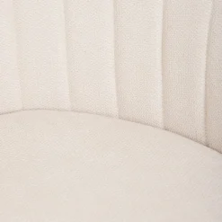 HOMLA Krzeslo Louis W Tkaninie Bezowe 44X59X88 Cm