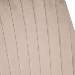 HOMLA Krzeslo Louis Welurowe Bezowe 44X59X88 Cm