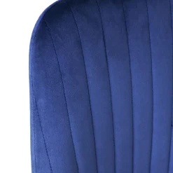 HOMLA Krzeslo Louis Welurowe Granatowe 44X59X88 Cm