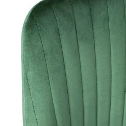 HOMLA Krzeslo Louis Welurowe Zielone 44X59X88 Cm
