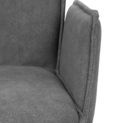 HOMLA Krzeslo Lugro Obrotowe Szare 56X60X82 Cm