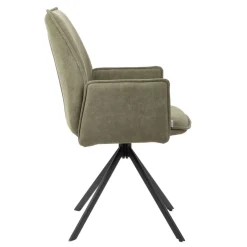 HOMLA Krzeslo Lugro Obrotowe Zielone 56X60X82 Cm