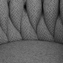 HOMLA Krzeslo Merle Ciemnoszare 57X59X78 Cm