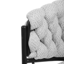 HOMLA Krzeslo Merle Szare 57X59X78 Cm