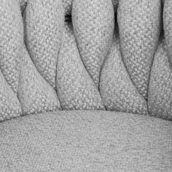 HOMLA Krzeslo Merle Szare 57X59X78 Cm