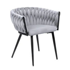 HOMLA Krzeslo Prinssi New Szare 60X60X79 Cm