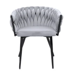 HOMLA Krzeslo Prinssi New Szare 60X60X79 Cm