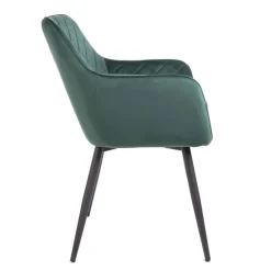 HOMLA Krzeslo Shelton Welurowe Zielone 56X60X84Cm