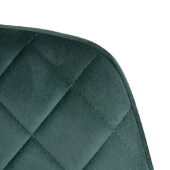 HOMLA Krzeslo Shelton Welurowe Zielone 56X60X84Cm