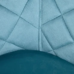HOMLA Krzeslo Shelton Welurowe Turkusowe 56X60X84Cm