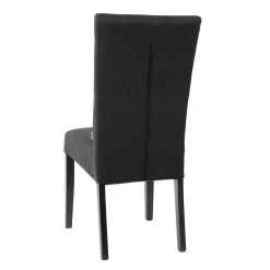 HOMLA Krzeslo Skania Czarne Lite Drewno