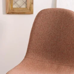 HOMLA Krzeslo Slank W Tkaninie Ceglaste 44X52X85Cm