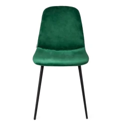 HOMLA Krzeslo Slank Welurowe Szmaragdowe 44X52X85Cm