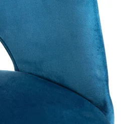 HOMLA Krzeslo Tercio Welurowe Granatowe 47X55X77Cm
