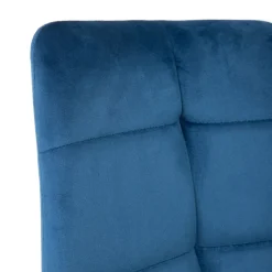 HOMLA Krzeslo Triss Welurowe Granatowe 44X57X88 Cm