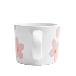 HOMLA Kubek Gradas W Duze Rozowe Kwiaty 0,3 L