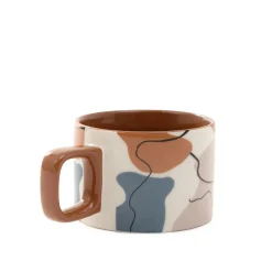 HOMLA Kubek Marin Kolorowe Wzory 0,2 L