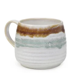 HOMLA Kubek Sandy Zielono-Brazowy 0,5 L