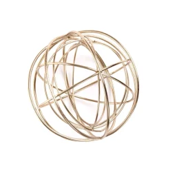 HOMLA Kula Dekoracyjna Girona Zlota 17X17 Cm