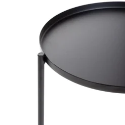 HOMLA Kwietnik Roh Trzypoziomowy Czarny 25X48/70 Cm