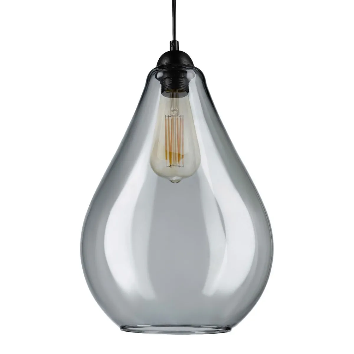 HOMLA Lampa Miste Wiszaca Grafitowa 24X24X180 Cm