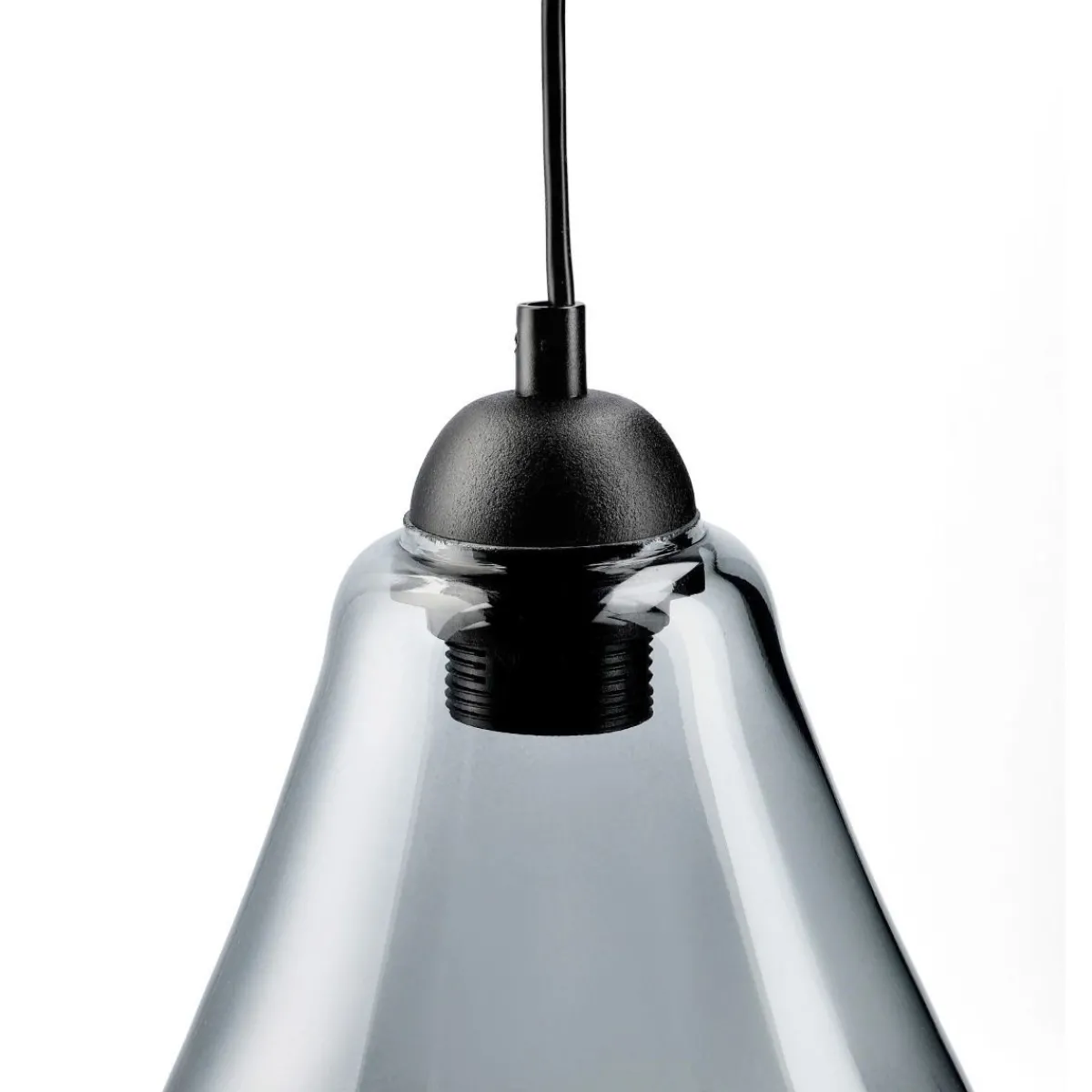 HOMLA Lampa Miste Wiszaca Grafitowa 24X24X180 Cm