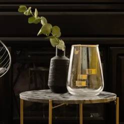 HOMLA Lampion Galia Szklany 15X20 Cm