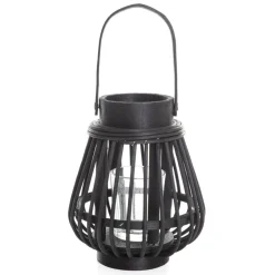 HOMLA Lampion Garten Maly Czarny 14X17 Cm