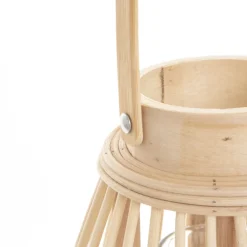 HOMLA Lampion Garten Maly Naturalny 14X17 Cm