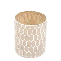 HOMLA Lampion Tesseli Z Mozaika Rozowy 9X8 Cm