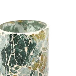 HOMLA Lampion Tesseli Z Mozaika Zielony 9X8 Cm