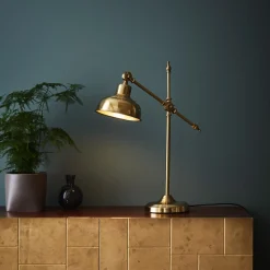 MARKSLOJD Lampka Nocna Grimstad Zlota 18X49,5X56,5 Cm