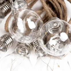 HOMLA Lancuch Led Lucce Zarowki Na Sznurku 280 Cm