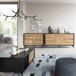 HOMLA Lawa Diamond! Z Dekorem Dab Evoke 103,5X39,7X68 Cm